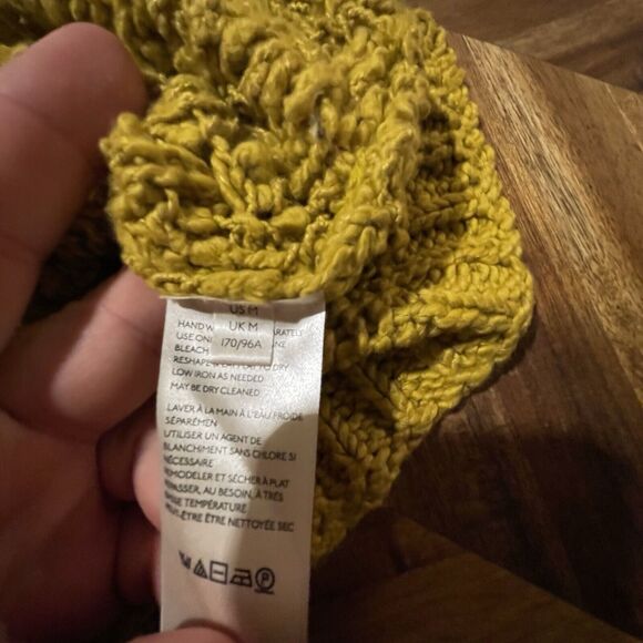 Free People‎ Sweater Sunday Shore Knit Cotton Blend Womens Medium - Picture 4 of 9